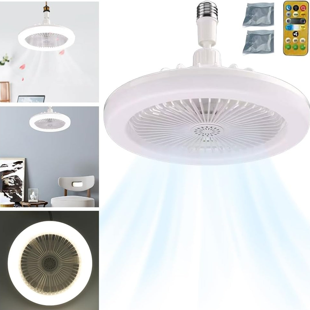 Bombillo Ventilador Led 2 En 1