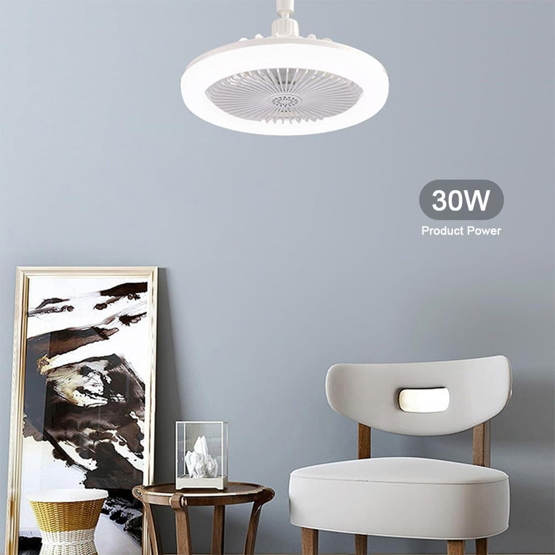Bombillo Ventilador Led 2 En 1