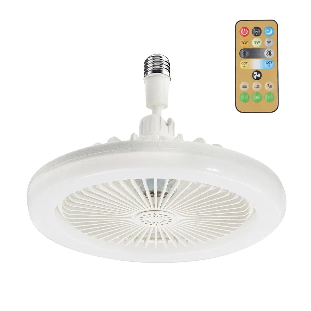 Bombillo Ventilador Led 2 En 1