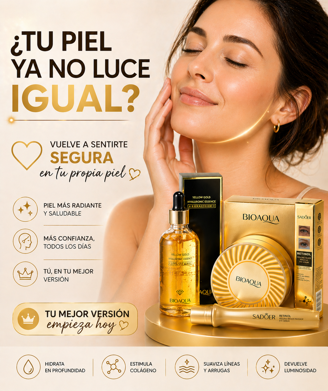 Kit De Oro Anti Edad Con Caja