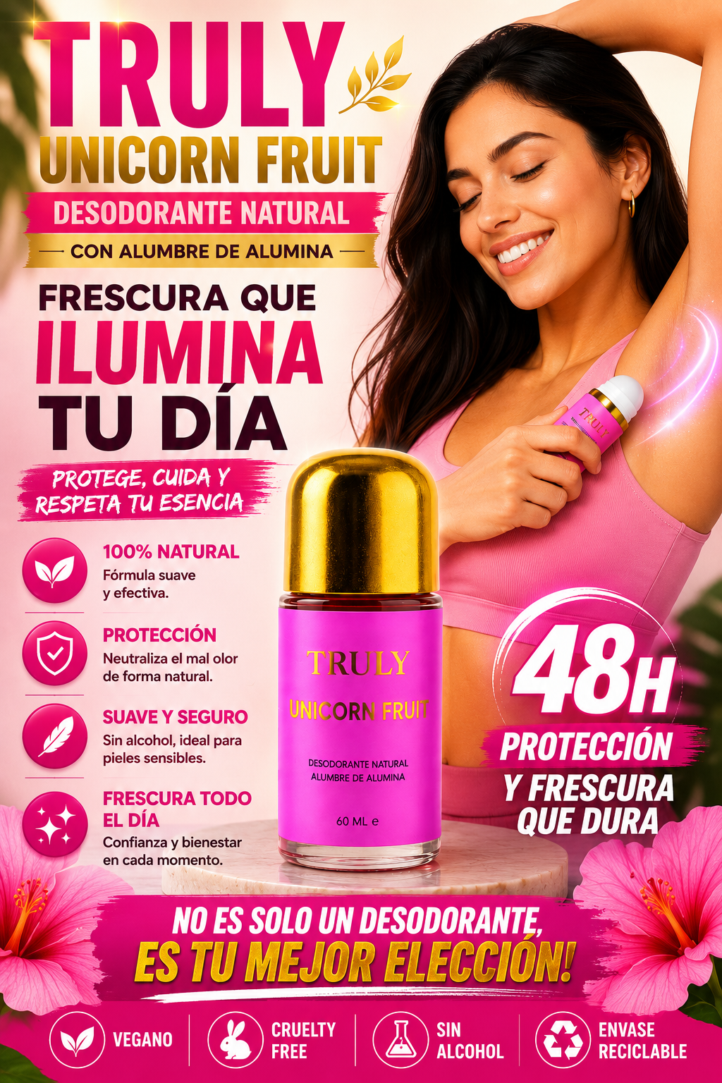 Truly Unicorn Fruit Skin Deodorant 60ml