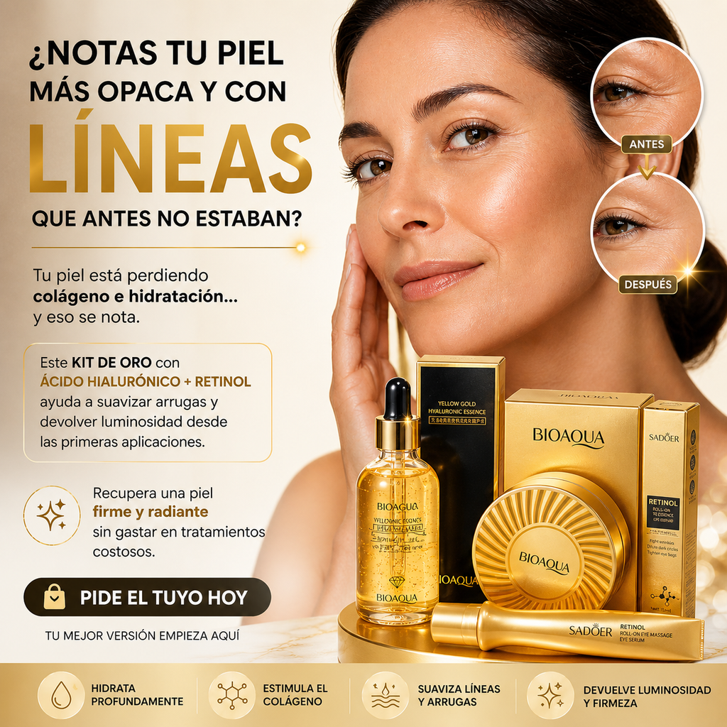 Kit De Oro Anti Edad Con Caja