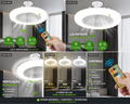 Bombillo Ventilador Led 2 En 1
