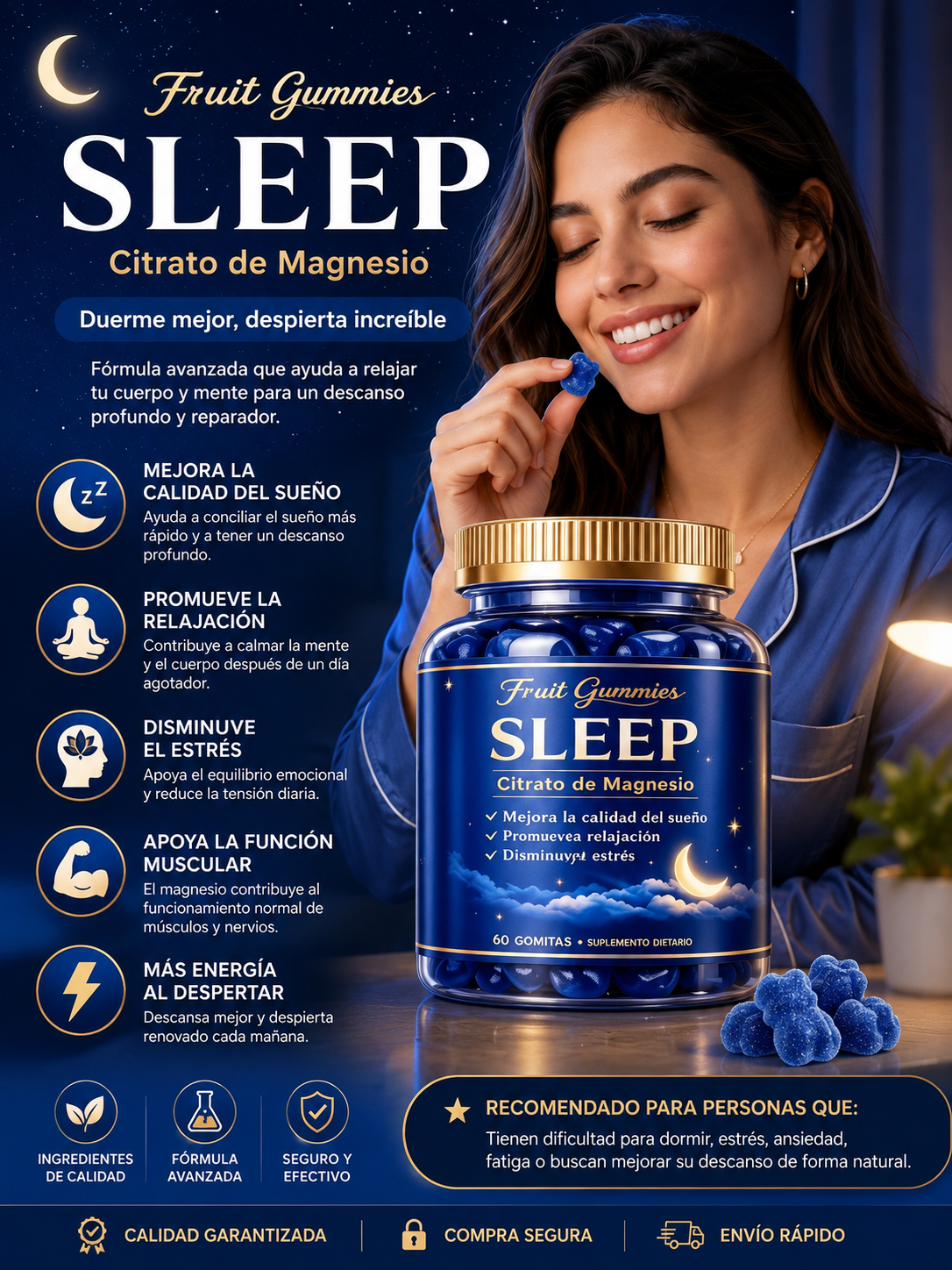Gomitas Citrato Sleep
